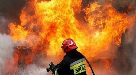 Sumqayıtda Məhkəmə Tibbi Ekspertizasında yanğın başladı