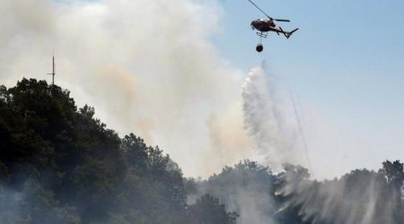 FHN: “Şəkidə yanğının söndürülməsi əməliyyatları davam edir”