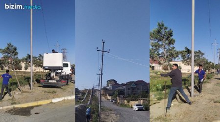 “Azərişıq” Masazır qəsəbəsindəki işıq probleminə aydınlıq gətirdi - FOTO