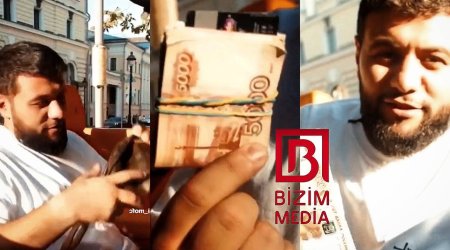 Çantasında 20 minə yaxın pulla gəzən azərbaycanlı müğənni – VİDEO 