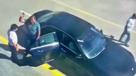 İşdən çıxarılan gömrük rəisi Pərviz Kəngərli belə yola salındı - VİDEO 
