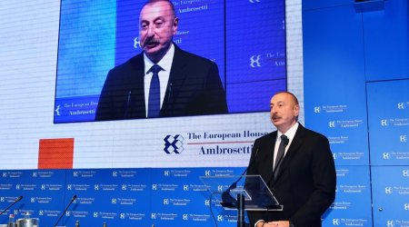 İlham Əliyev beynəlxalq hüququn pozulmasından DANIŞDI