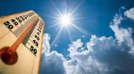 Faktiki hava: Havanın temperaturu 43 dərəcəyə çatıb