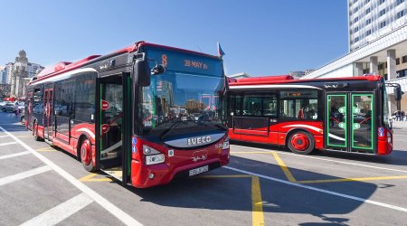 Bakıda 122 marşrut avtobusunun hərəkəti gecikir