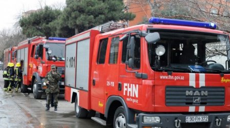 Bakıda restoranda yanğın oldu