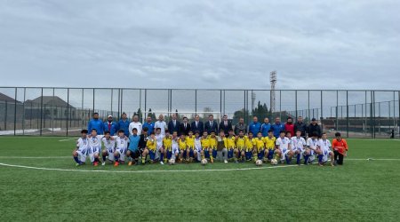 Gəncə şəhər stadionunda təmir-bərpa işləri davam etdirilir - FOTO