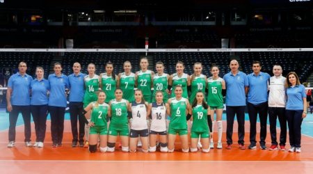 Voleybolçularımız Sloveniya yığmasına UDUZDU