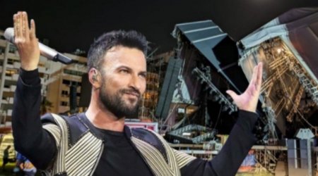 Konsertindən öncə səhnəsi çökən TARKAN: “İzmirə gedirəm” - FOTO 
