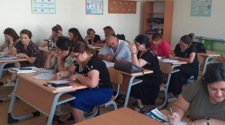 Siyəzən rayonu müəllimlərin sertifikasiyası imtahanında 2-ci YERDƏ - FOTO 