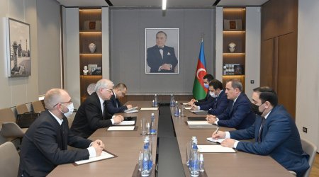 Ceyhun Bayramov Lavrovun xüsusi nümayəndəsi ilə GÖRÜŞDÜ - FOTO