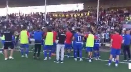 Tovuz stadionunda möhtəşəm qələbə sevinci - VİDEO