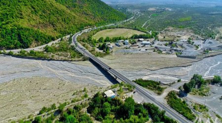 ​​​​​​​Oğuz-Şəki yolunun əsas hissəsinin yenidən qurulması yekunlaşdı - FOTO