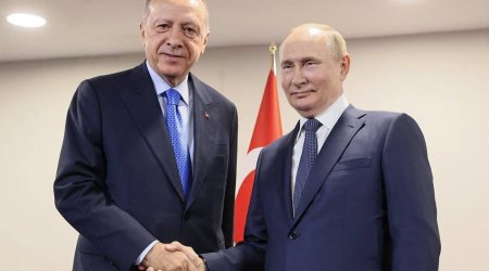 Ərdoğanla Putinin görüşü başladı - BU MƏSƏLƏLƏR MÜZAKİRƏ EDİLİR