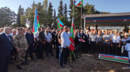 Şəhid Rəşad Qənbərli doğulduğu kənddə DƏFN EDİLDİ - FOTO