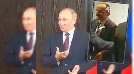 Putin İbrahim Kalını belə təqlid etdi - VİDEO