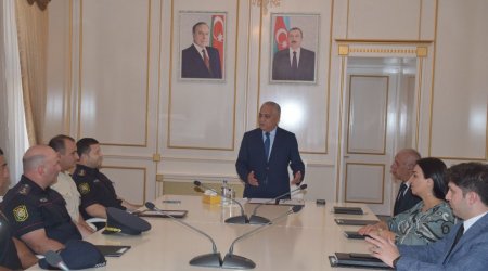 Qubada yanğınların söndürülməsində fərqlənən əməkdaşlar mükafatlandırılıb – FOTO  