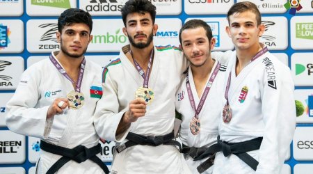 Cüdoçularımızdan QƏLƏBƏ - İlk gündə 6 MEDAL - FOTO 