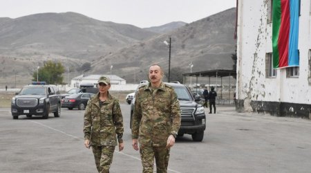 İlham Əliyev və birinci xanım Ağdam rayonuna səfər ediblər