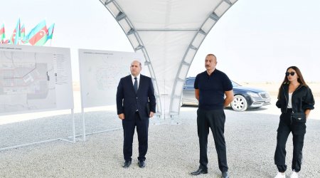 Ağdamda daxili yol və kommunikasiya şəbəkəsinin TƏMƏLİ QOYULDU - YENİLƏNİB 