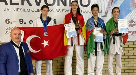 Taekvondoçumuz Avropa çempionatında bürünc medal aldı - FOTO