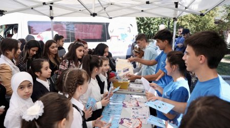 Beynəlxalq Qızlar Gününə həsr olunmuş maarifləndirmə kampaniyası başa çatıb - FOTO 