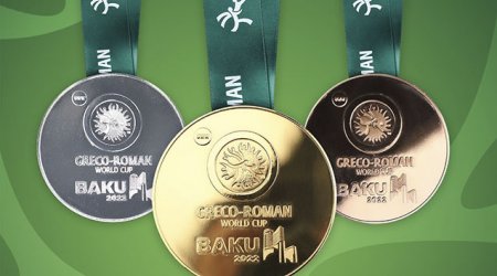 Dünya Kubokunda güləşçilərə təqdim ediləcək MEDALLAR - FOTO 