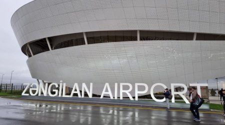 Bu gün Zəngilan aeroportuna ilk mülki təyyarə reysi həyata keçirilib - FOTO