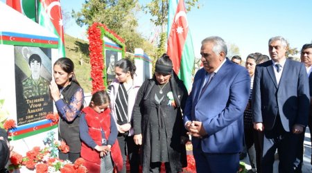 Daşkəsəndə şəhid Tacəddin Abbasovun anım günü keçirildi - FOTO