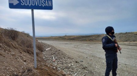 Suqovuşana icazəsiz keçmək istəyən şəxs SAXLANILDI