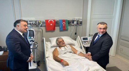 Səhiyyə nazirimiz və səfirimiz Şamil Ayrımı İstanbulda ziyarət etdilər - FOTO