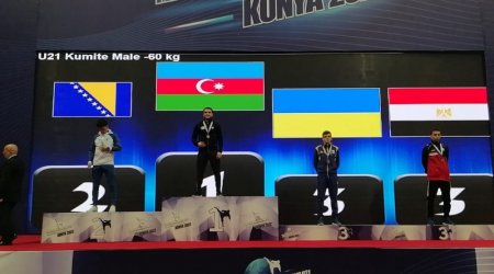 Azərbaycan dünya çempionatında daha bir qızıl medal qazandı - FOTO