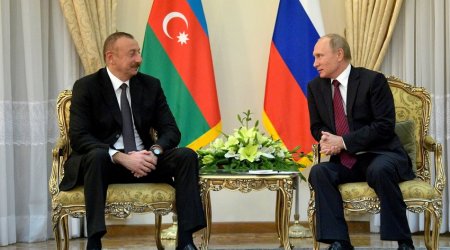 İlham Əliyev və Putin arasında ikitərəfli görüş KEÇİRİLİB - FOTO/VİDEO 