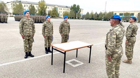 “Komando başlanğıc kursu”nun növbəti buraxılış mərasimi keçirilib - FOTO 