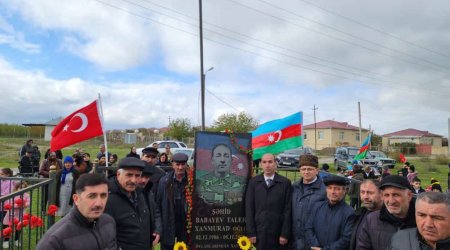 “Şəhid olsam, oğluma adımı verin” - Taleh Babayevin anım mərasimi - FOTO