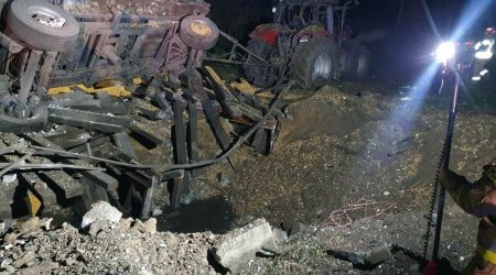 Rusların raketi Polşaya düşdü - Qırıcılar havaya qalxdı - FOTO 