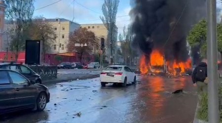 Rusiya bu gün Dnepr şəhərini belə bombaladı – ANBAAN VİDEO