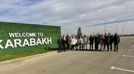 Xarici blogerlər Şuşa DÜŞƏRGƏSİNDƏ - FOTO 