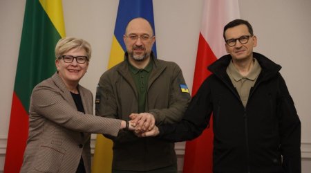 Ukrayna, Polşa və Litva Kiyevə yardımın artırılması üzrə MÜQAVİLƏ İMZALADI