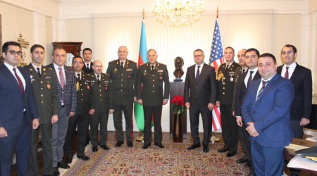 Kərim Vəliyev ABŞ-dakı səfirliyimizdə olub - FOTO