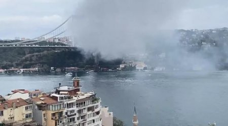 İstanbulda güclü yanğın olub - VİDEO
