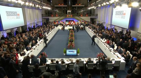 ATƏT Xarici İşlər Nazirləri Şurasının 29-cu iclası başlayıb - FOTO