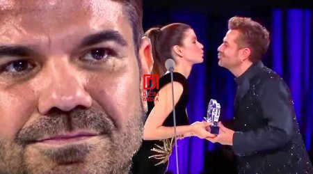 Beren mükafat verdiyi Kənanı dodağından öpdü, GÜNDƏM OLDU - VİDEO