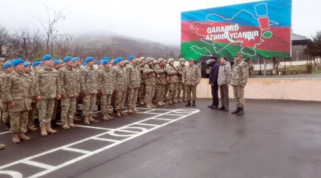 Azad edilmiş ərazilərdə hərbi qulluqçularla görüşlər keçirilib - FOTO 