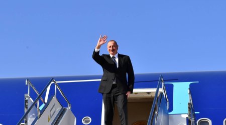 İlham Əliyevin Rumıniyaya işgüzar səfəri başa çatdı