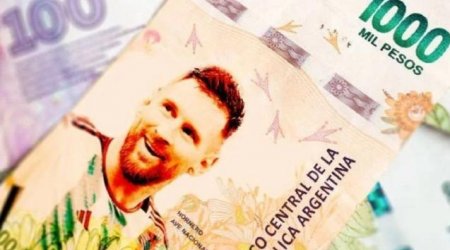 Messinin şəkli Argentina əskinaslarında yer ala bilər - FOTO