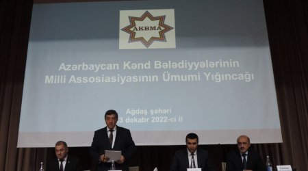 Ağdaşda Kənd Bələdiyyələrinin yığıncağı KEÇİRİLDİ - FOTO 