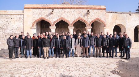 Türkiyənin Hakimlər və Prokurorlar Şurasının nümayəndə heyəti Ağdama səfər etdi - FOTO 