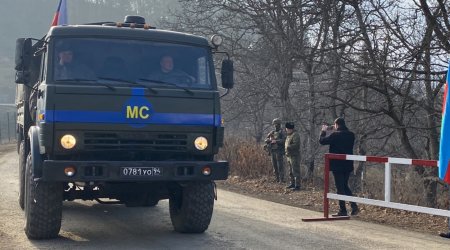 Laçın-Xankəndi yolunda aksiya keçirilən yerdən RSK-nın 3 avtomobili keçdi