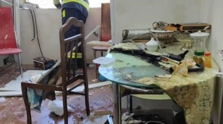 Bakıda çoxmərtəbəli binada PARTLAYIŞ – Xəsarət alan var - FOTO/VİDEO 