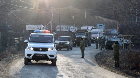 Sülhməramlıların daha bir avtomobili Laçın yolundan maneəsiz keçdi